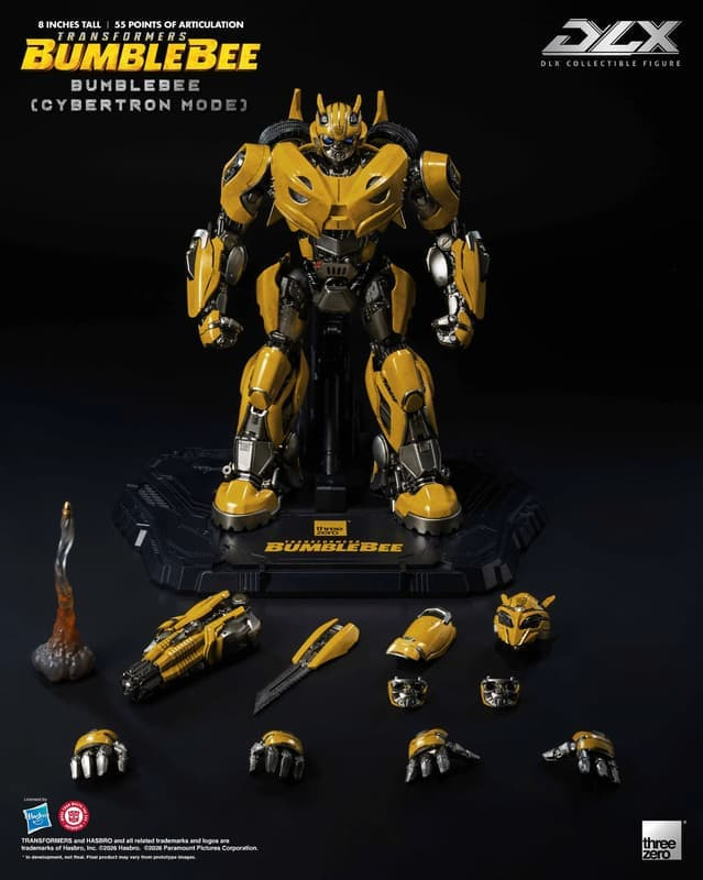 (預購)26年12月 Threezero 代理版 DLX 變形金剛:大黃蜂 大黃蜂 賽博坦模式