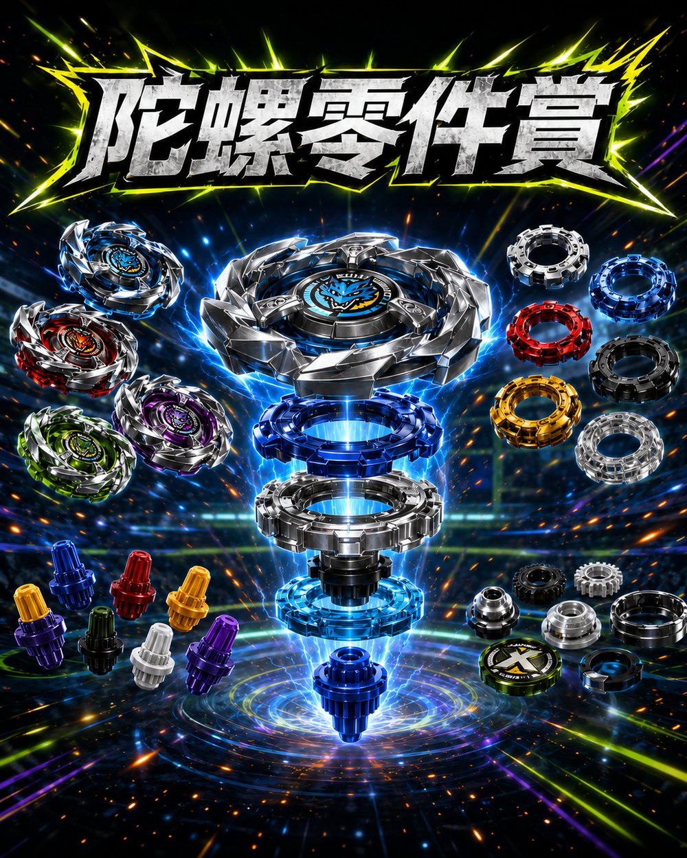 BEYBLADE X 零件賞! 