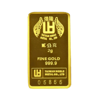 煌隆 黃金條塊 金重:約2g