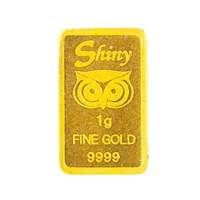 Jove gold 漾金飾 幸運守護神黃金條塊 金重約:1g