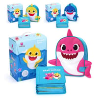 MY FIRST BOOK 蒙特梭利寶寶第一本書【鯊魚版布書baby shark】隨機出貨