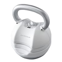 【BYZOOM FITNESS】Pure Series 50lb/約22.6kg 5段重量可調式壺鈴 白/黑二色(BZ-AKB-50LB)