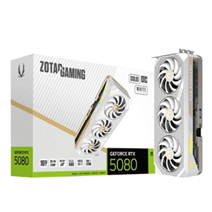 ZOTAC GAMING GeForce RTX 5080 SOLID OC White Edition 顯示卡