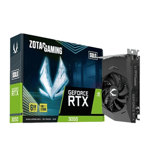ZOTAC GAMING GeForce RTX 3050 6GB GDDR6 Solo 顯示卡