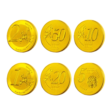 A賞-黃金金幣 歐元 紀念金幣 純銅包金