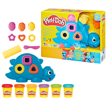 【PLAYDOH 培樂多】黏土系列(入門組形狀與顏色恐龍玩具)