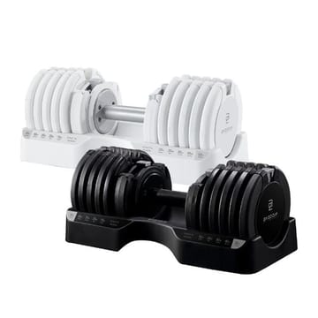 【BYZOOM FITNESS】Pure Series 55lb/約25kg 15段重量可調式啞鈴 白/黑二色 單入(BZ-QCD-55LB)