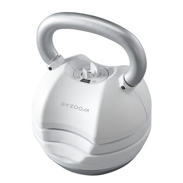 【BYZOOM FITNESS】Pure Series 50lb/約22.6kg 5段重量可調式壺鈴 白/黑二色(BZ-AKB-50LB)