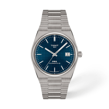 A賞-天梭PRX 鈦金屬自動腕錶38mm T137.807.44.041.00