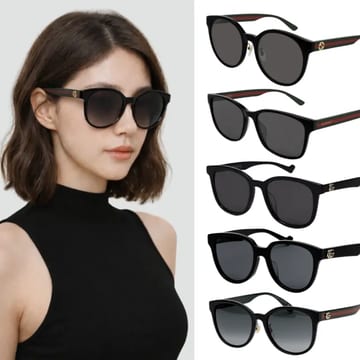 A賞-GUCCI 古馳亞洲版型 中性膠框太陽眼鏡 GG0416SK、GG0417SK、GG0960SA、GG1001SK)任選一