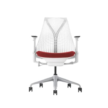 B賞-Herman Miller Sayl 經典款/白框白背紅#人體工學椅