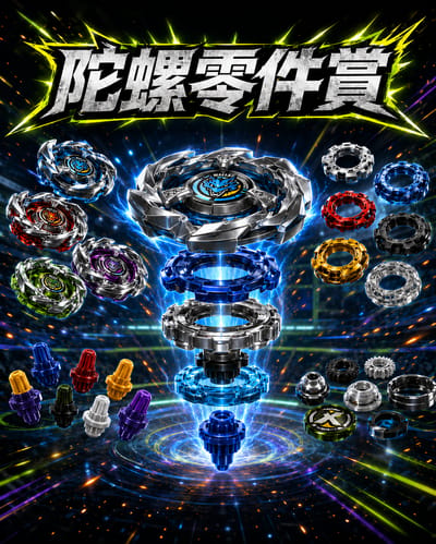 BEYBLADE X 零件賞(戰神 K軸)!